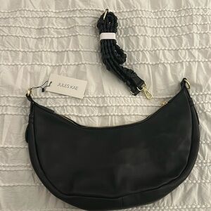 NWT Jules Vegan Black Leather Purse